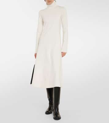Silk-blend midi dress | Joseph