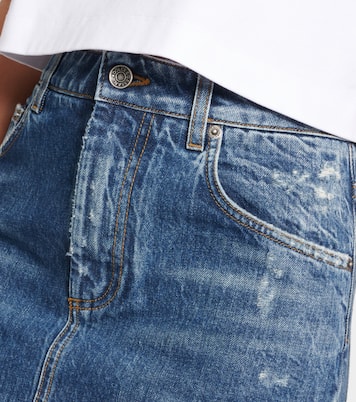 Minifalda de denim desgastado | Dolce&Gabbana