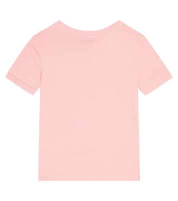 T-shirt in jersey di cotone con logo | Dolce&Gabbana Kids