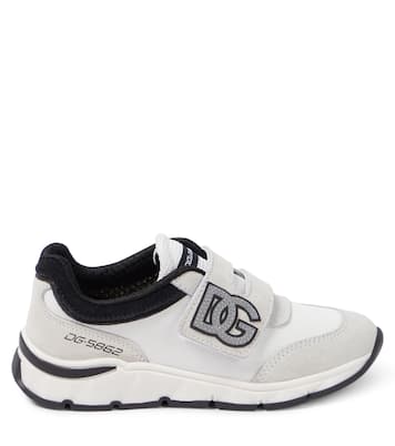 Sneakers DG mit Veloursleder | Dolce&Gabbana Kids