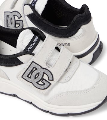 Sneakers DG mit Veloursleder | Dolce&Gabbana Kids
