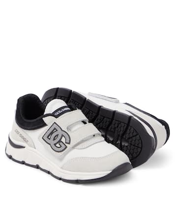 Sneakers DG mit Veloursleder | Dolce&Gabbana Kids