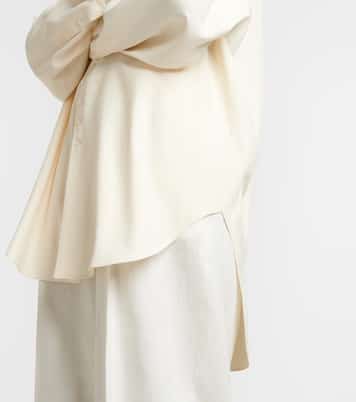 Camicia oversize Grandad in seta | The Row