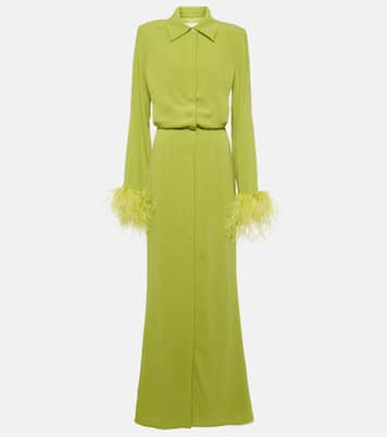 Vestido camisero de crepé satén | Roland Mouret