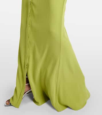 Vestido camisero de crepé satén | Roland Mouret