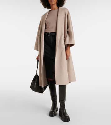 Abrigo de cachemir con cinturón | Max Mara