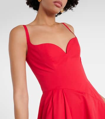 Midikleid aus Baumwollpopeline | McQueen