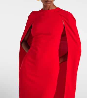 Caped midi dress | Stella McCartney