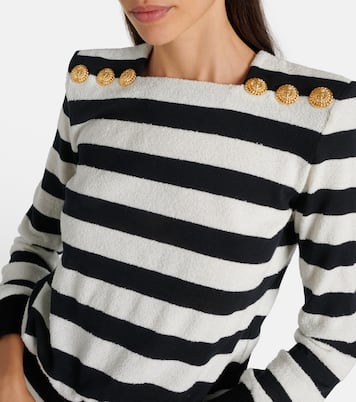 Top in jersey a righe | Balmain