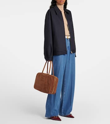 Beau suede shoulder bag | Miu Miu