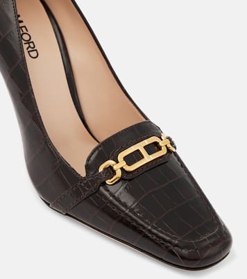 Pumps Whitney 85 in pelle stampata | Tom Ford