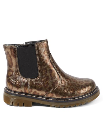 Leopard-print Chelsea boots | Pom d'Api