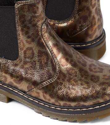 Leopard-print Chelsea boots | Pom d'Api