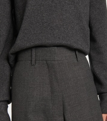 Weite High-Rise-Hose aus Schurwolle | Givenchy