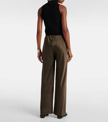 Pantaloni regular in raso fluido | Vince