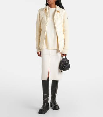 Cardigan in lana con imbottitura | Moncler