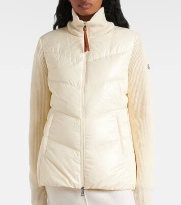 Cardigan in lana con imbottitura | Moncler