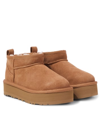 Ankle Boots Classic Ultra Mini aus Veloursleder | UGG Kids