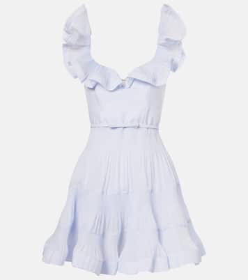 Abito corto con volant | Zimmermann