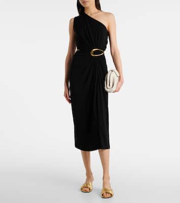 Robe midi en crêpe | Bottega Veneta