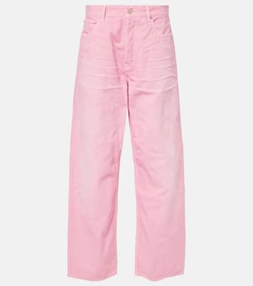 Jeans anchos de tiro alto | Balenciaga
