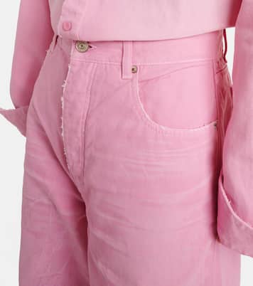 Jeans anchos de tiro alto | Balenciaga