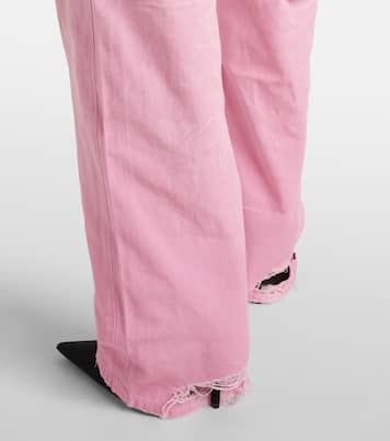 Jeans anchos de tiro alto | Balenciaga