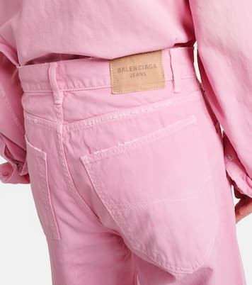 Jeans anchos de tiro alto | Balenciaga