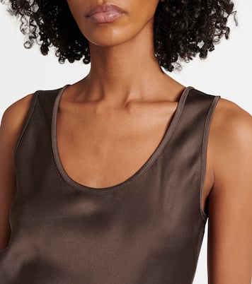 Maxikleid aus Satin | Brunello Cucinelli