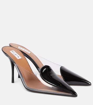Mules Le Cœur Abstrait 90 in vernice | Alaïa