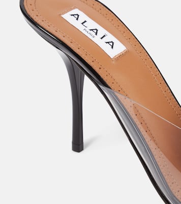 Mules Le Cœur Abstrait 90 in vernice | Alaïa