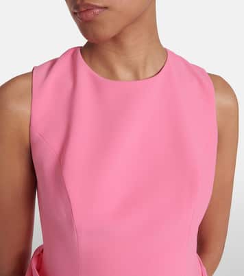 Abito midi in crêpe e seta | Carolina Herrera
