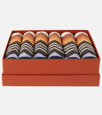 Giacomo set of 6 face towels | Missoni
