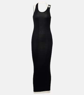 Abito lungo in jersey di cotone  | Jean Paul Gaultier
