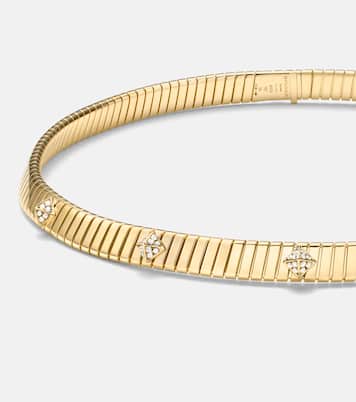 Bvlgari Tubogas 18kt 골드 다이아몬드 초커 | Bvlgari
