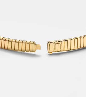 Bvlgari Tubogas 18kt 골드 다이아몬드 초커 | Bvlgari