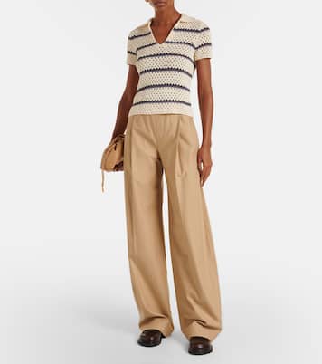 Polo in pointelle a righe | Vince