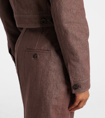 Cropped-Jacke Carpa aus Baumwolle | Max Mara