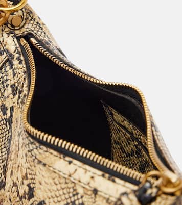 Oskan Moon snake-effect leather shoulder bag | Isabel Marant