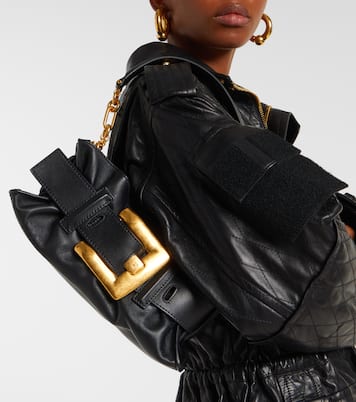 Anthem Mini leather shoulder bag | Balmain