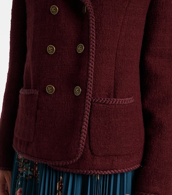 Giacca doppiopetto in lana e mohair | Etro