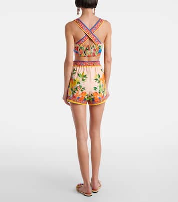 Brassière imprimée en coton  | Dolce&Gabbana