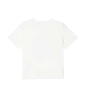 Printed cotton and linen T-shirt | Konges Sløjd