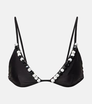 Baci beaded bikini top | SIR