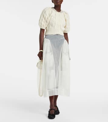 Tulle midi skirt | Simone Rocha