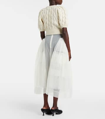 Tulle midi skirt | Simone Rocha
