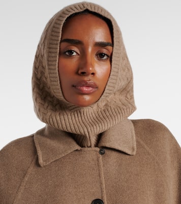 Romana cable-knit cashmere hood | Max Mara