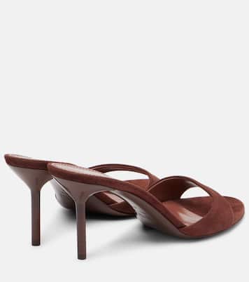 Mules Lidia in suede | Paris Texas