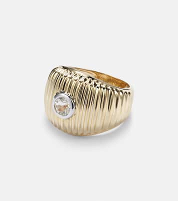 Anello in oro 9kt con topazio | Yvonne Léon