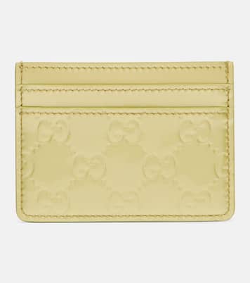 GG Emblem leather card holder | Gucci